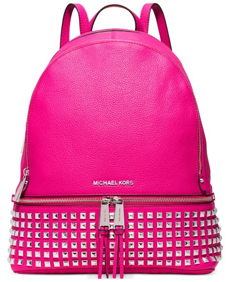 michael kors studded rhea backpack